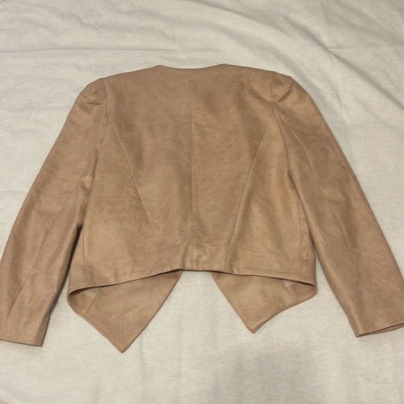 VICI Shimmery Velvet Blazer Ivory/Pink size small - Picture 5 of 5